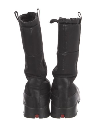 Prada Sport Mesh Accents Boots