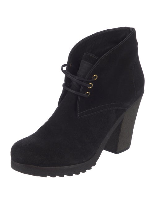 Prada Sport Suede Lace-Up Boots
