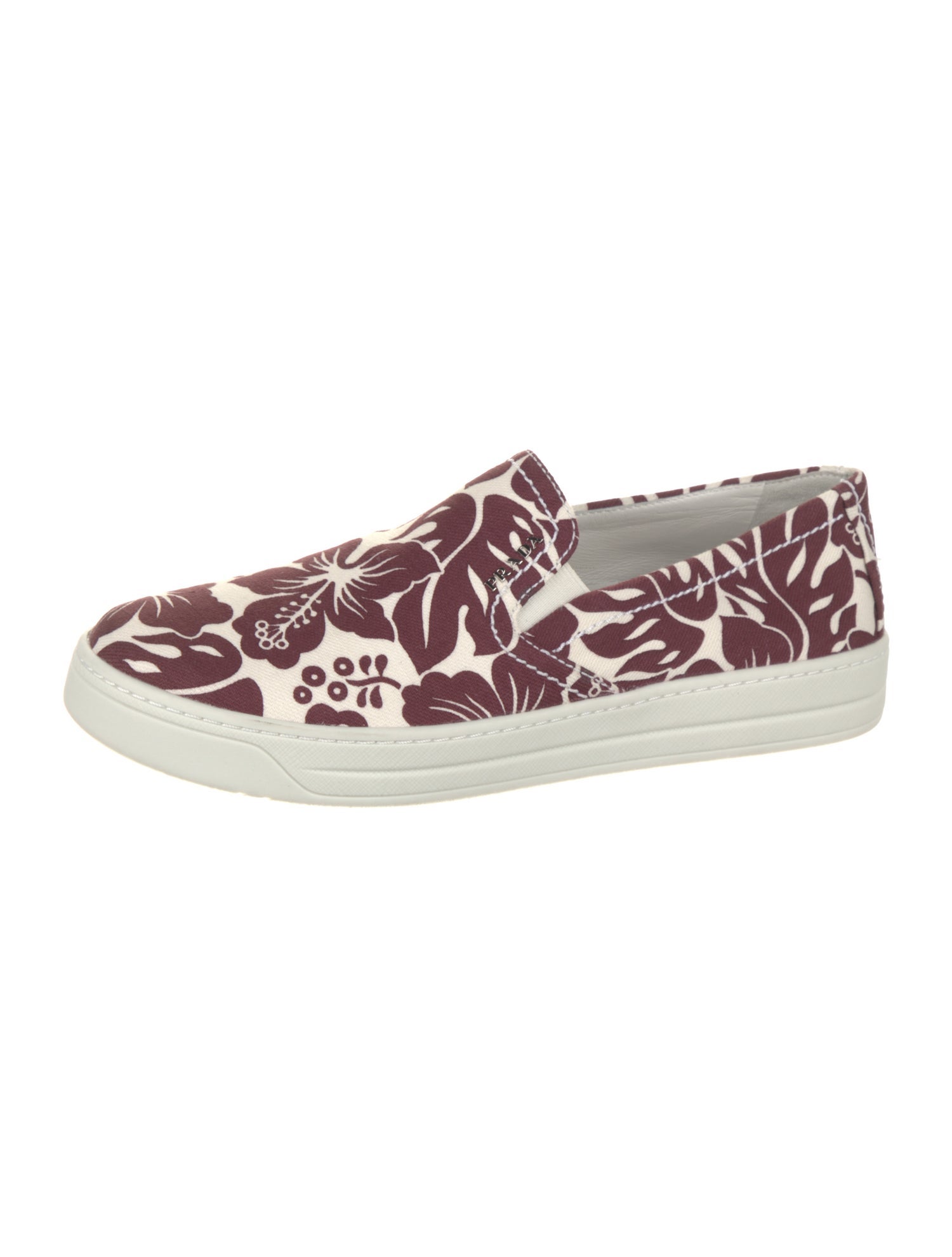 Prada Sport Canvas Printed Sneakers