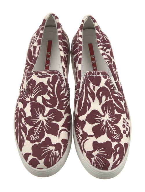 Prada Sport Canvas Printed Sneakers