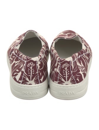 Prada Sport Canvas Printed Sneakers