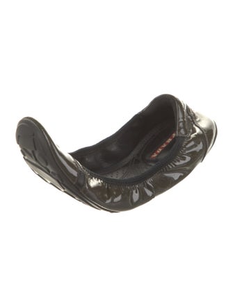 Prada Sport Patent Leather Ballet Flats