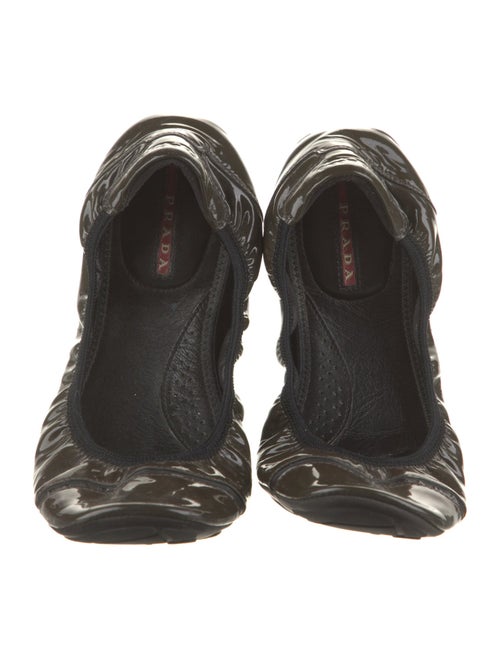 Prada Sport Patent Leather Ballet Flats