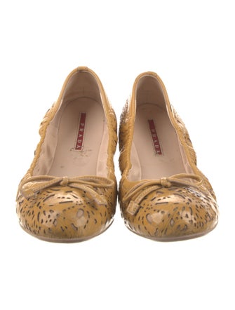 Prada Sport Patent Leather Ballet Flats