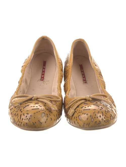 Prada Sport Patent Leather Ballet Flats