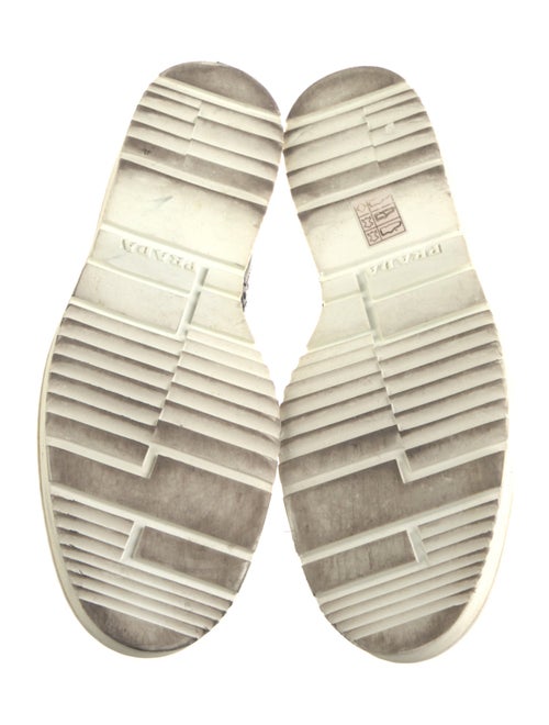 Prada Sport Leather Lasercut Accents Oxfords