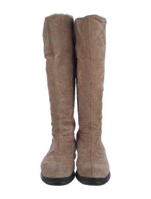 Prada Sport Suede Riding Boots