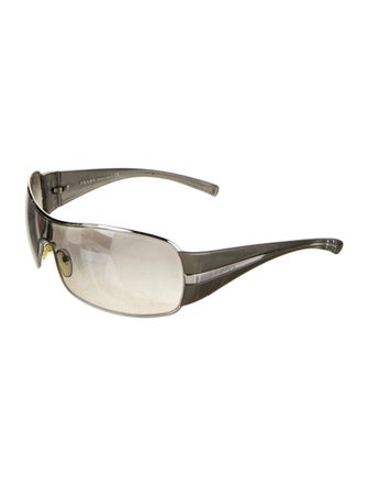 Prada Sport Shield Mirrored Sunglasses