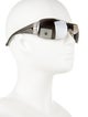 Prada Sport Shield Mirrored Sunglasses