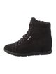 Prada Sport Suede Lace-Up Boots