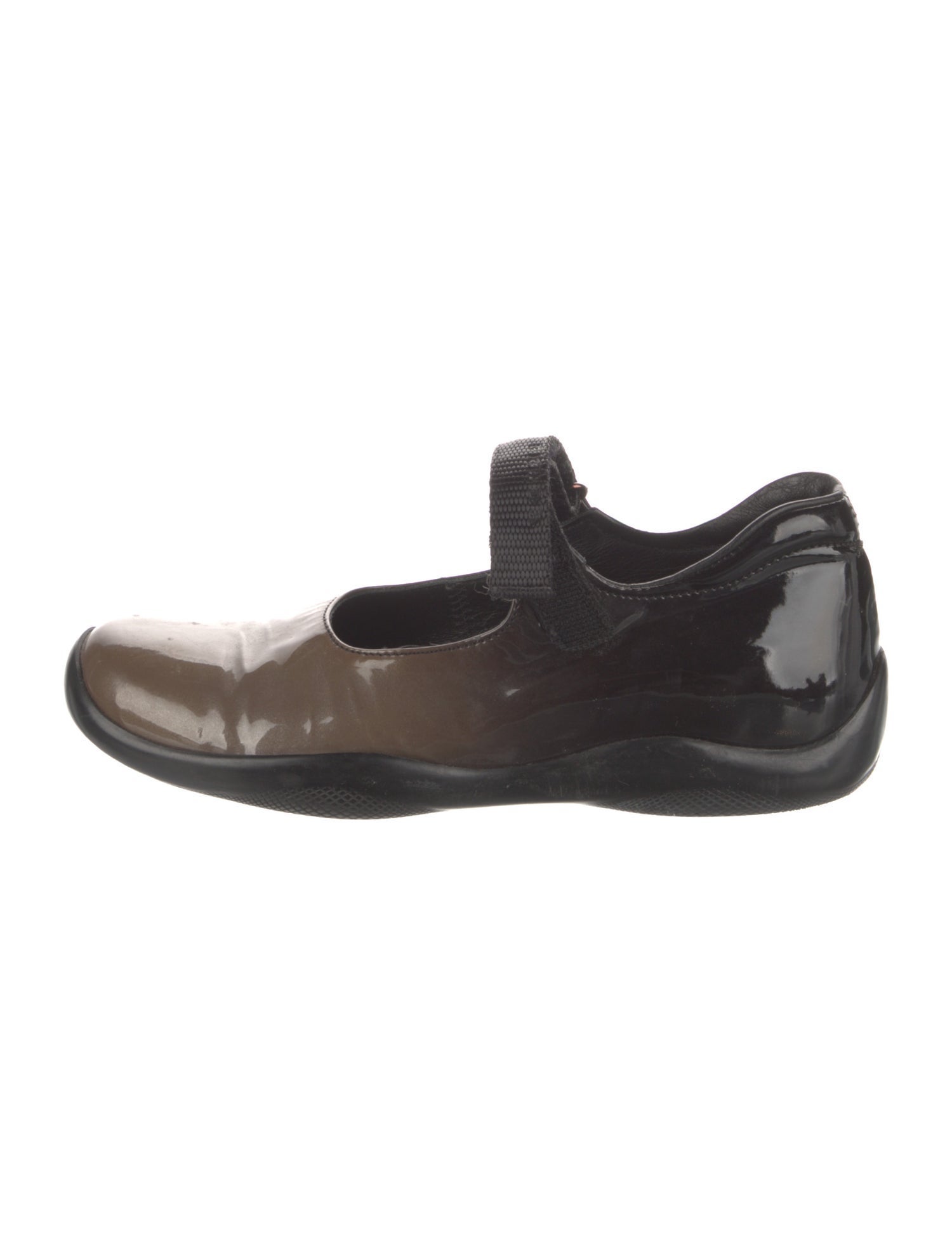 Prada Sport Patent Leather Mary Jane Flats - Blue Sizes 7-16