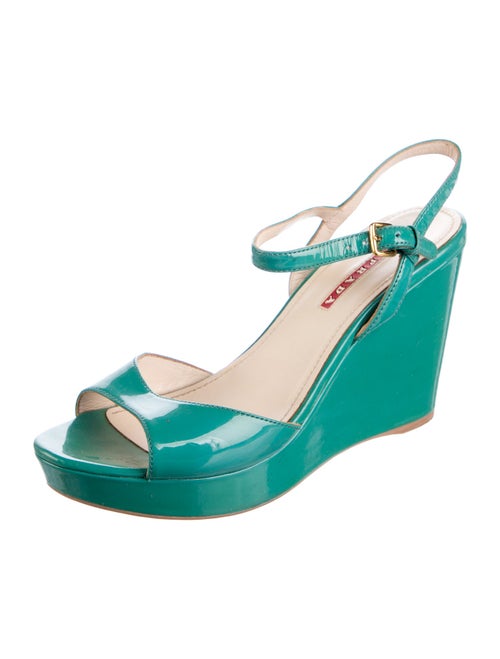 Prada Sport Patent Leather Sandals