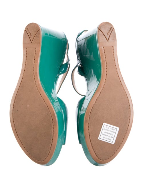 Prada Sport Patent Leather Sandals