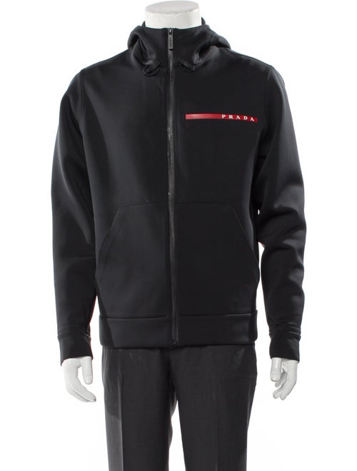 Prada 2023 Linea Rossa Recycled Double Jersey Hoodie
