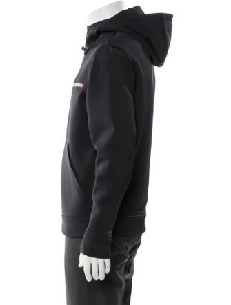 Prada 2023 Linea Rossa Recycled Double Jersey Hoodie