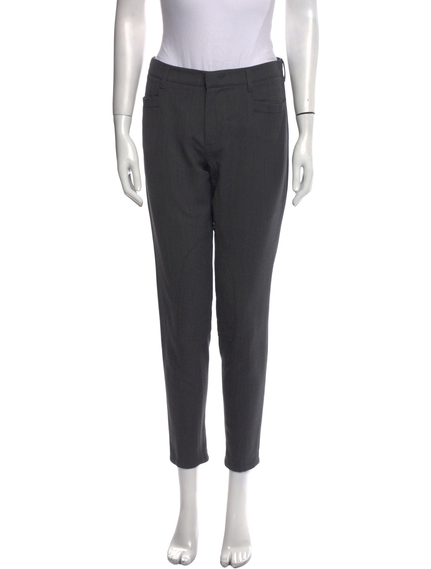 Prada Sport Virgin Wool Skinny Leg Pants