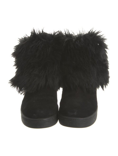 Prada Sport Lined Suede Lace-Up Boots