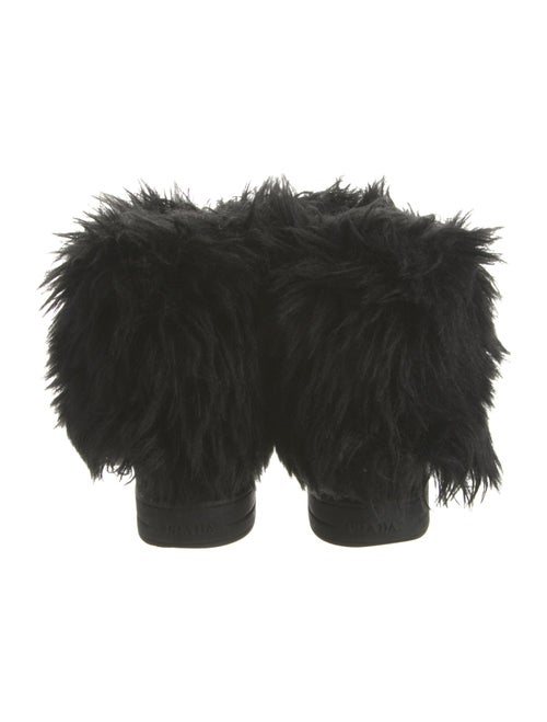 Prada Sport Lined Suede Lace-Up Boots