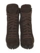 Prada Sport Suede Lace-Up Boots
