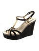 Prada Sport Leather T-Strap Sandals