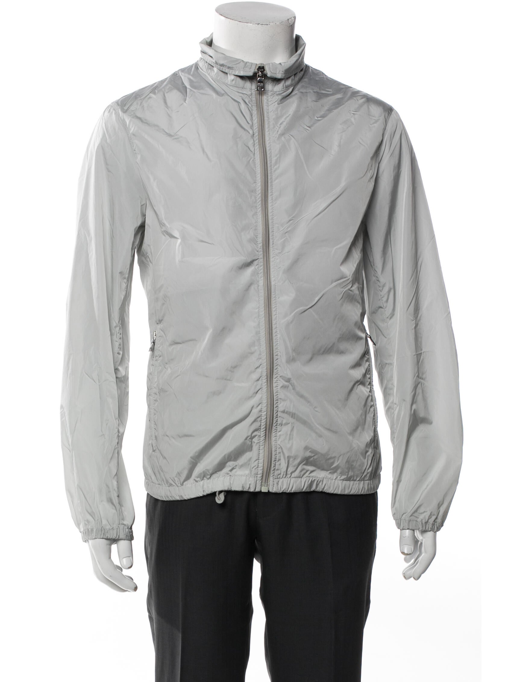 ジャケット・アウター 2010s prada sport wind stopper jacket 2010's] Old Prada Linea Rossa NYLON REVERSIBLE ZIP UP JACKET