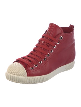 Prada Sport Leather Sneakers
