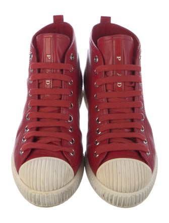 Prada Sport Leather Sneakers