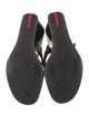Prada Sport Patent Leather T-Strap Sandals