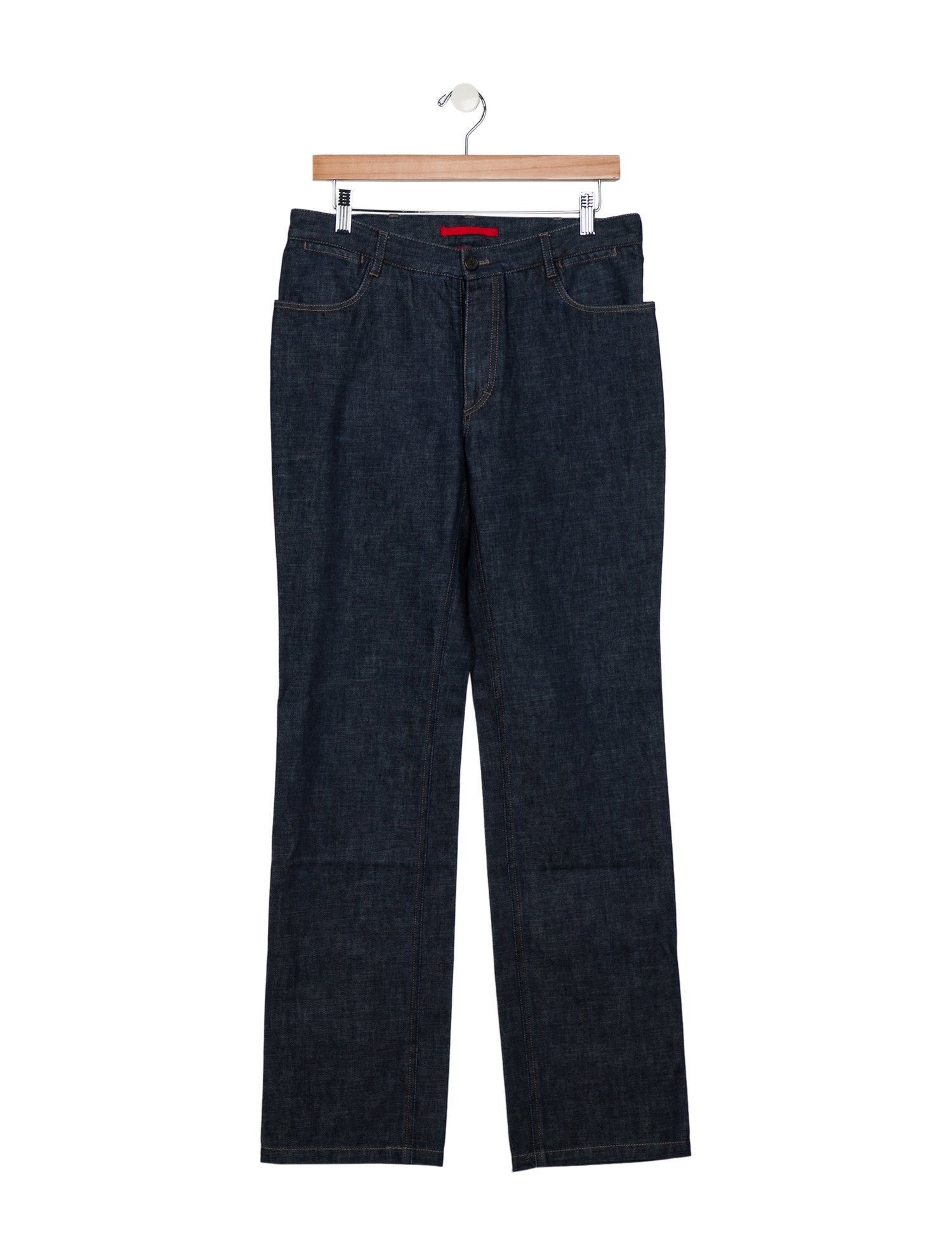 Prada Sport High-Rise Wide Leg Jeans