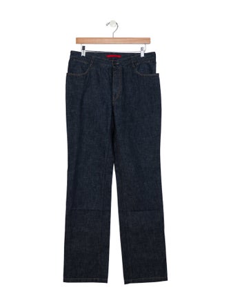 Prada Sport High-Rise Wide Leg Jeans