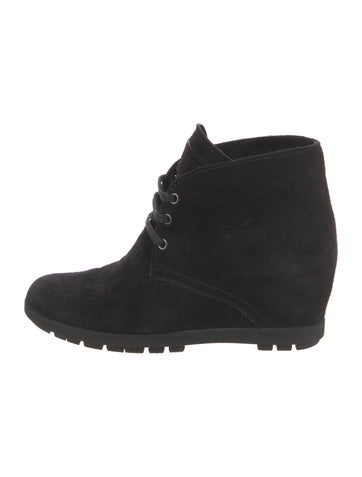 Prada Sport Boots Vintage Suede Lace-Up IT 37 | 7