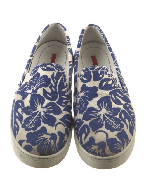 Prada Sport Canvas Printed Sneakers