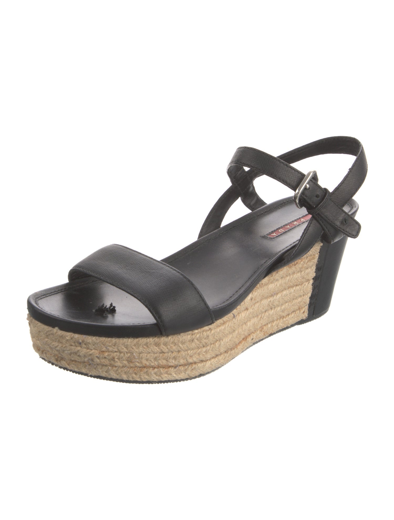 Prada Sport Leather Espadrilles