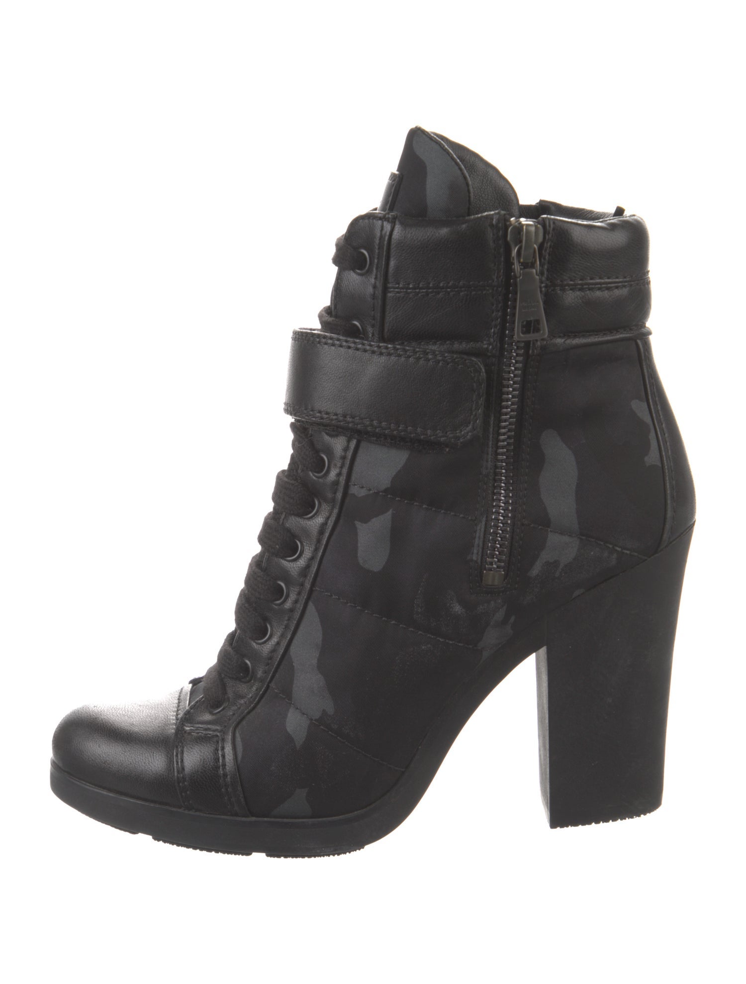 Prada Sport Nylon Combat Boots