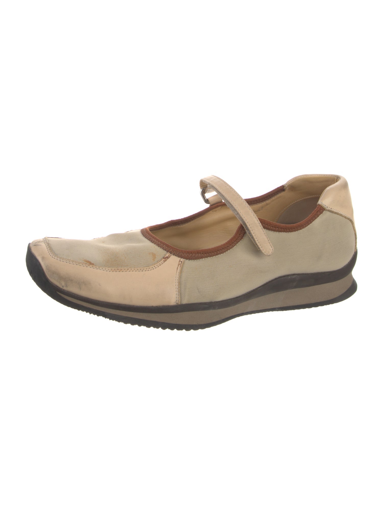 Prada Sport Vintage Late 1990's - Early 2000's Mary Jane Flats