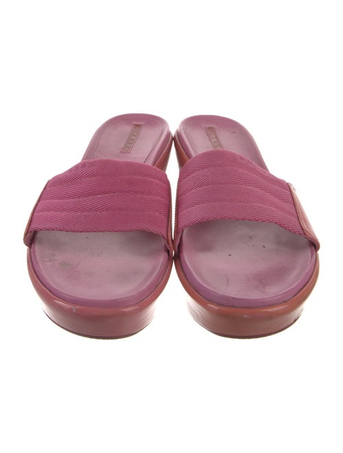 Prada Sport Patent Leather Slides