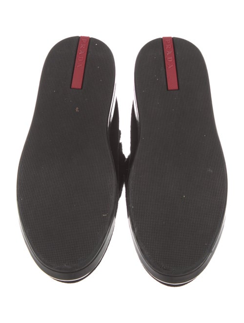 Prada Sport Suede Lace-Up Boots