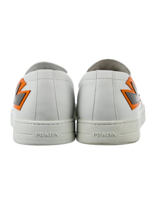 Prada Sport Leather Printed Sneakers