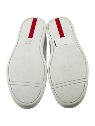 Prada Sport Leather Printed Sneakers