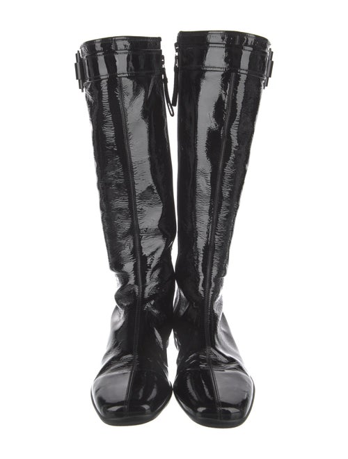 Prada Sport Patent Leather Riding Boots