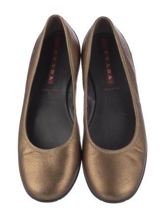 Prada Sport Leather Flats