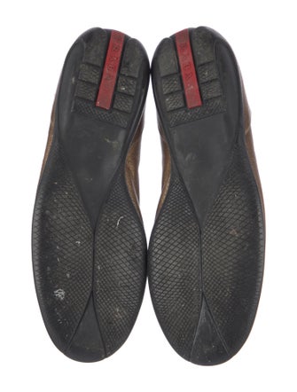 Prada Sport Leather Flats