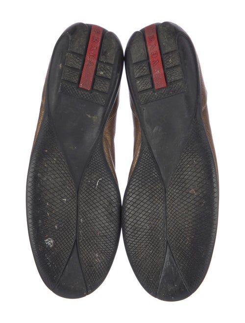 Prada Sport Leather Flats