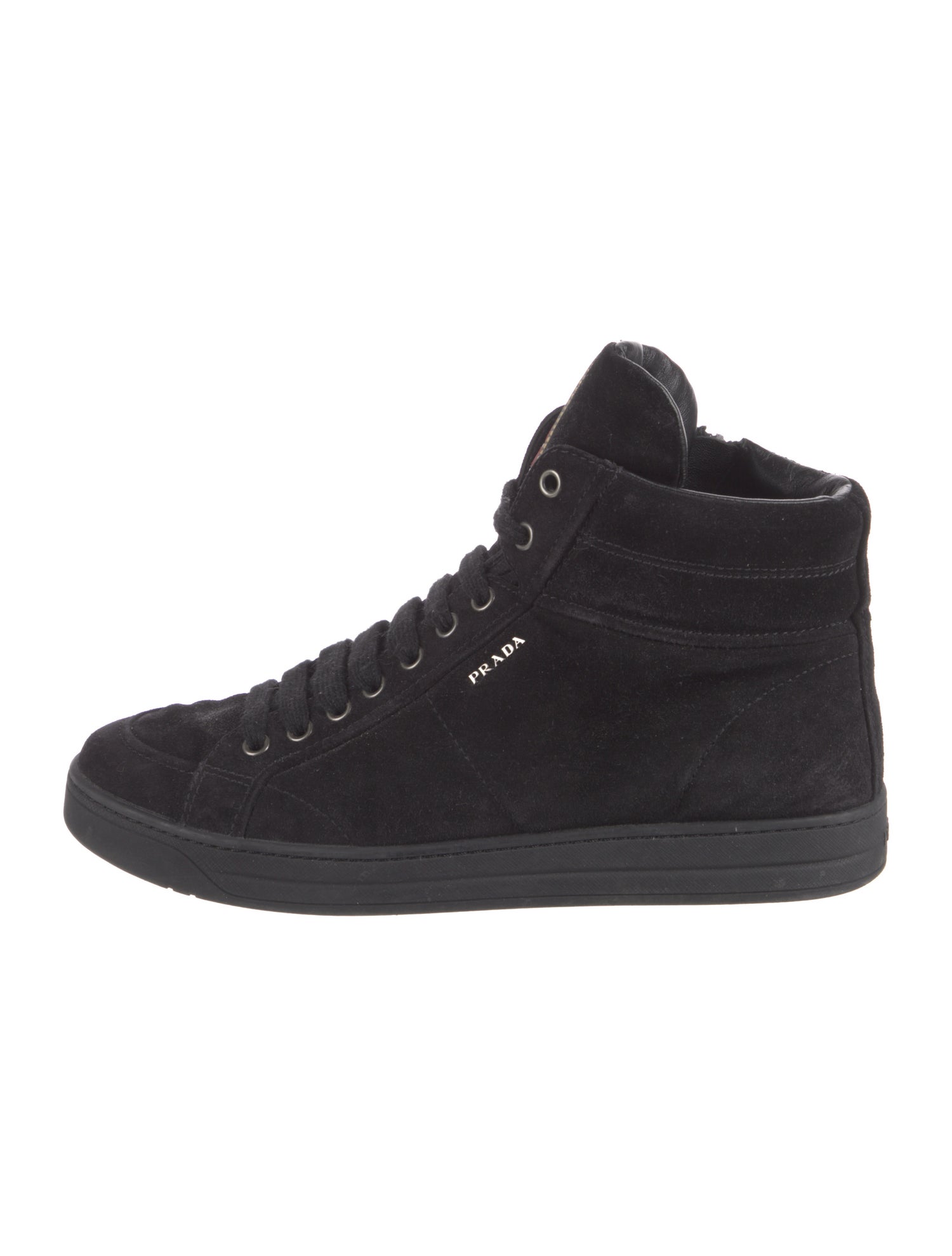 Prada Sport Suede Wedge Sneakers