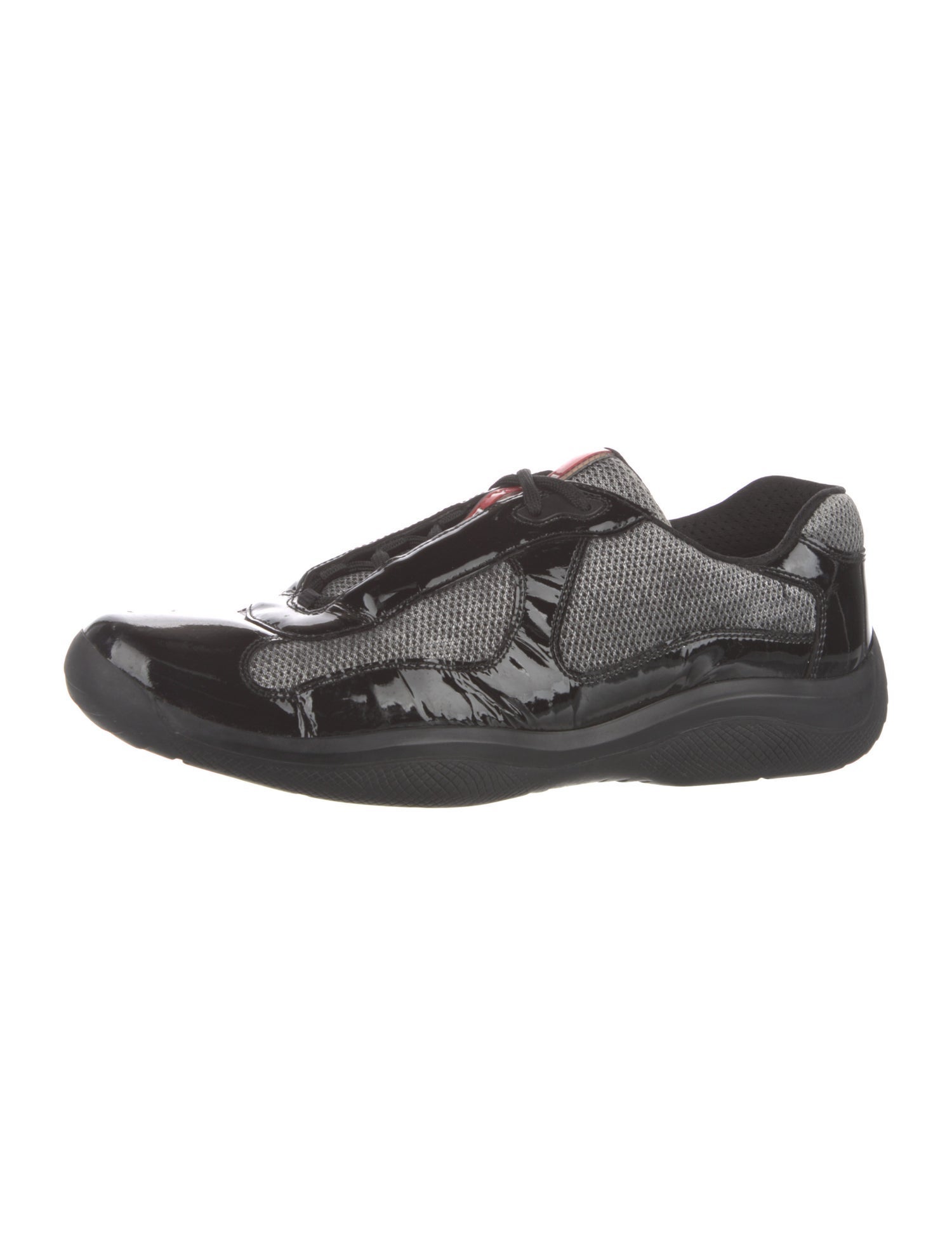 PRADA SPORTS レッグウォーマー Prada Sport Leather Lasercut Accents Brogues - Black Oxfords