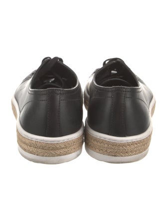 Prada Sport Leather Espadrille Sneakers
