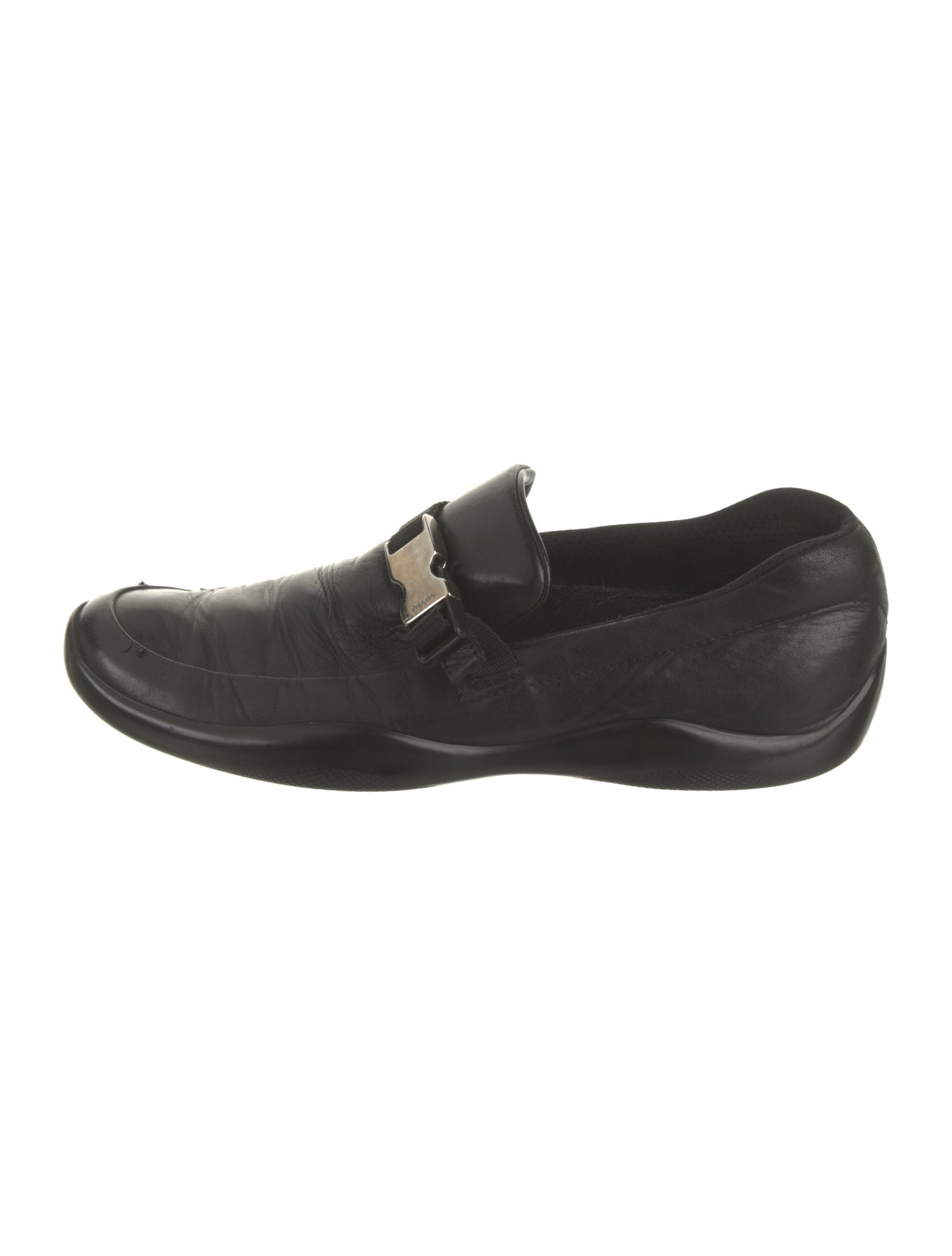 Prada Sport Leather Monk Straps