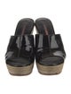 Prada Sport Patent Leather Slides