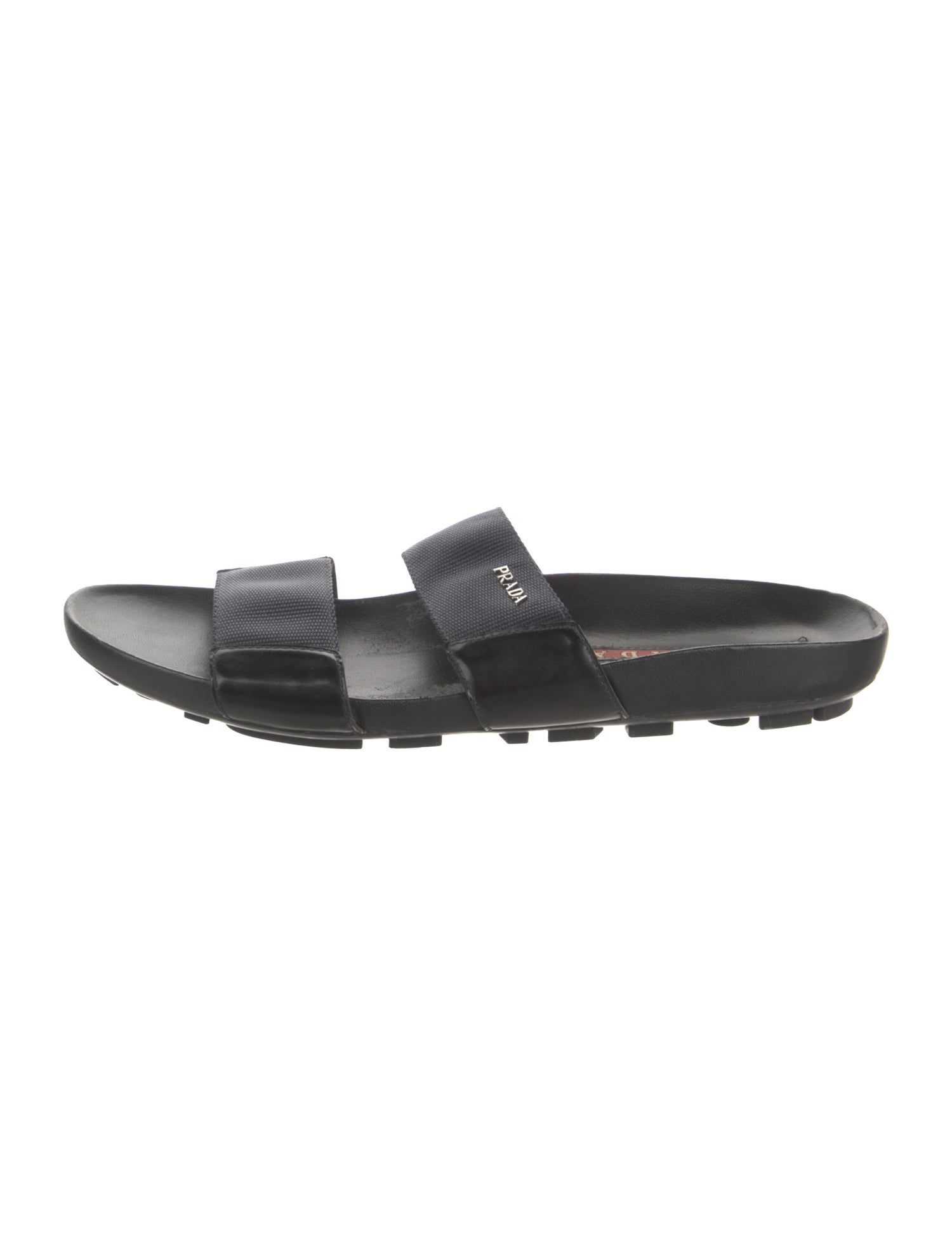 Prada Sport Vintage Leather Slides