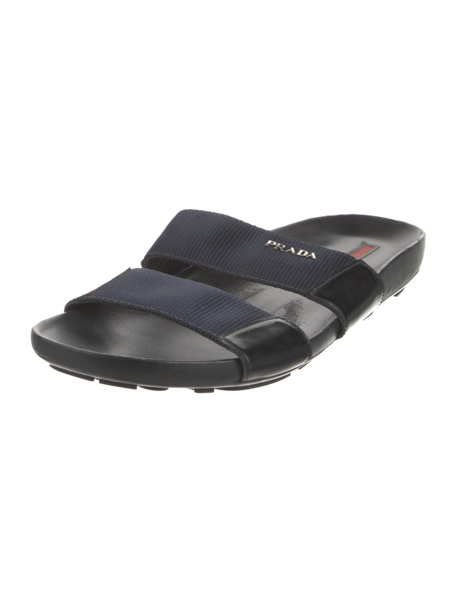 Prada Sport Vintage Leather Slides